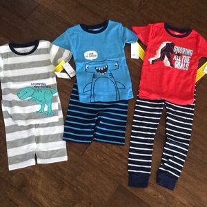 NWT Carter’s 5T boy pajama lot